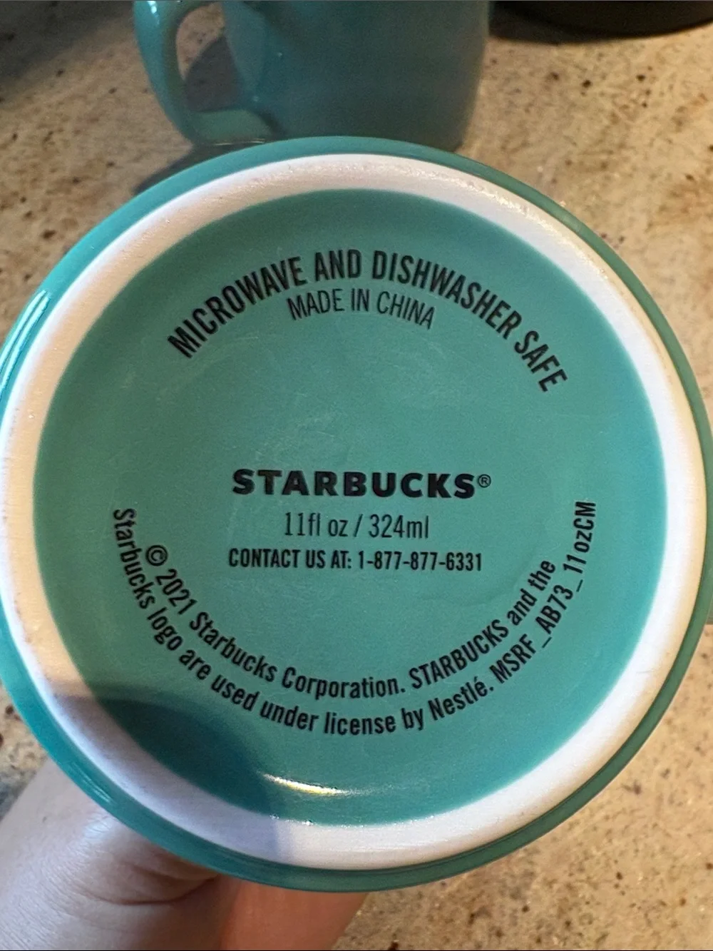 NEW Starbucks Teal Ceramic Mugs  - Set of 2 💥